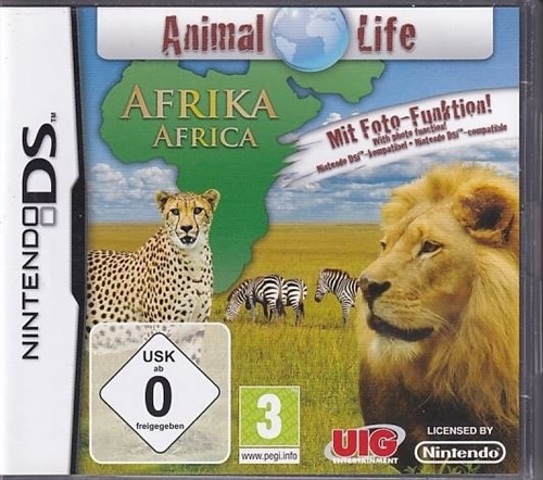 Animal Life Afrika Africa - Nintendo DS (A Grade) (Genbrug)